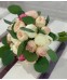 «Букет Невесты №10» — 7 пионов и 5 роз